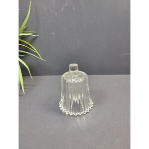 Vintage Clear Votive Cup Pegged, Ribbed  Candle Sconce Holder